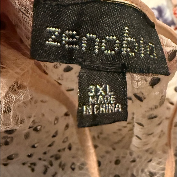 Sheer Rhinestone Embellished Top - Picture 5 of 5